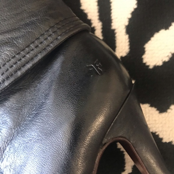 FRYE Ava Button Fold Over Napa Leather Boot - Picture 13 of 16